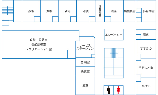 フロアマップ3F